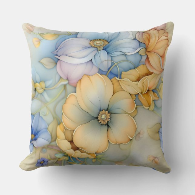 Almofada Iluminação Petal Whimsical Botânica (Frente)