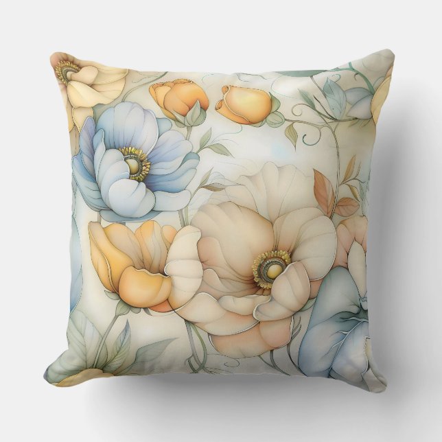 Almofada Iluminação Petal Whimsical Botânica (Frente)