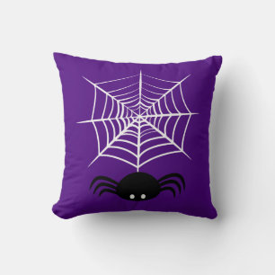 Almofada Ilustração Assustadora de Aranha de Halloween