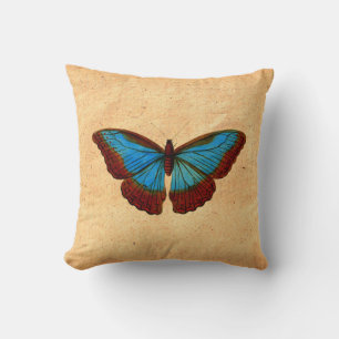 Almofada Ilustração da Borboleta Vintage