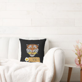 Almofada Ilustração da Tipografia de Verão