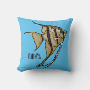 Almofada ilustração de cartoon peixe-anjo