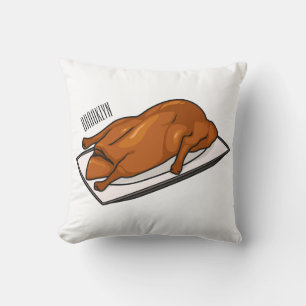 Almofada Ilustração de desenho animado de patos-de-porco