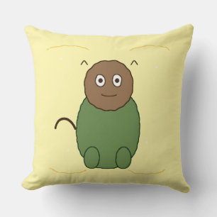 Almofada Ilustração de Personagem de Desenho Animado Monstr