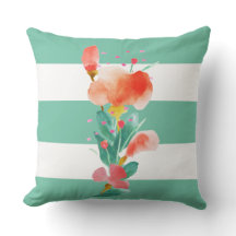 Ilustração Floral em Aquarela de Verão