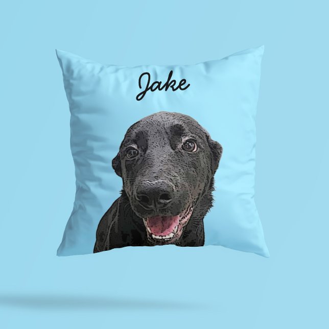 Almofada Ilustração Moderna do Labrador Retriever | Adicion (Criador carregado)