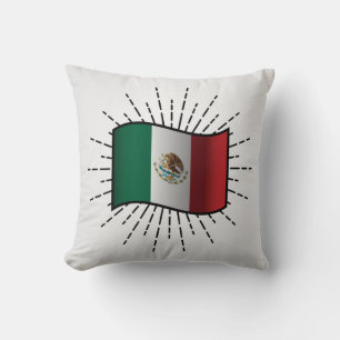 Almofada Ilustração Nacional da Bandeira do México