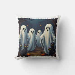 Almofada Ilustração noturna assombrada