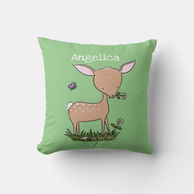 Almofada Imagem de desenho animado de bebê bonito (Frente)