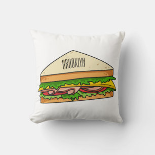 Almofada Imagem de desenhos em Sandwich