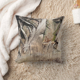 Almofada Imagem de Foto de Fechamento de Textura de Tronco