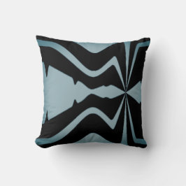 Almofada Imagem de onda de som grande azul-lacrimogêneo em 