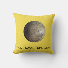 Almofada Imagem de Softbol Branco