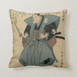 Almofada Imagem japonesa do vintage do ator no papel do