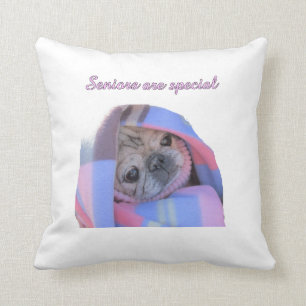 Almofada imagem superior do pug