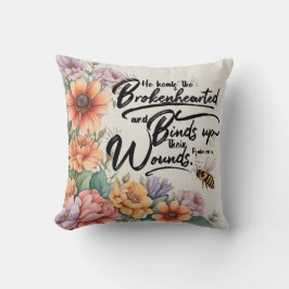 Almofada Imagem Versa Da Bíblia Cristã Psalms 147:3