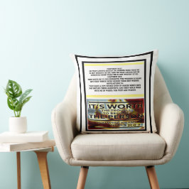 Almofada Imagens de Escritura 03