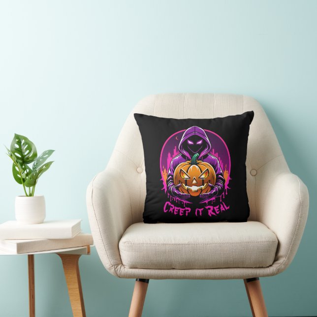 Almofada Imaginem o Halloween Real, Horror (Cadeira)