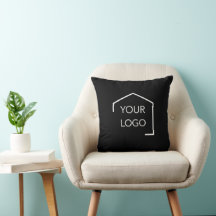 Imobiliária Logotipo Preto Personalizado Staging o