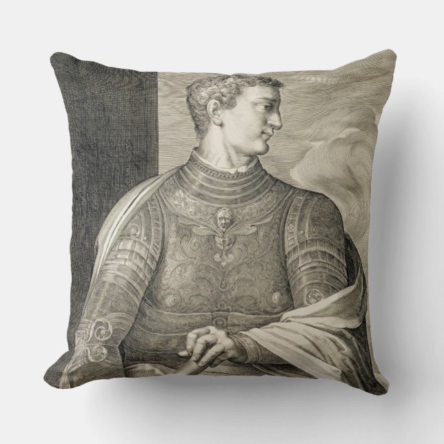 Almofada Imperador de Gaius Caesar "Caligula" (ANÚNCIO (Frente)
