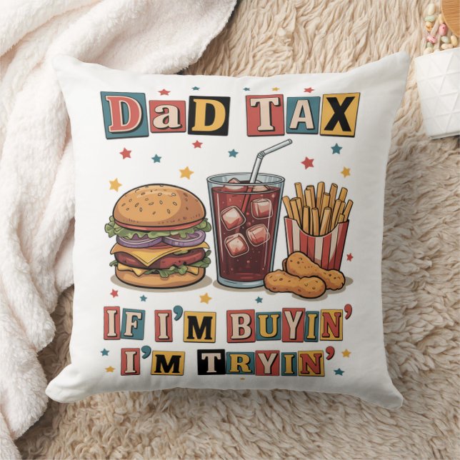 Almofada Imposto do Papai Se Eu Estou Comprando Eu Estou Te (Cobertor)