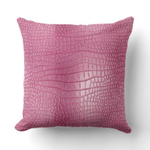 Impressão Animal de Alligador Faux Rosa