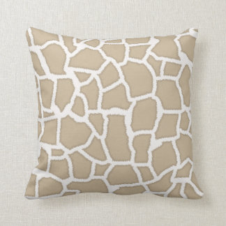 Almofada Impressão Animal Khaki Giraffe