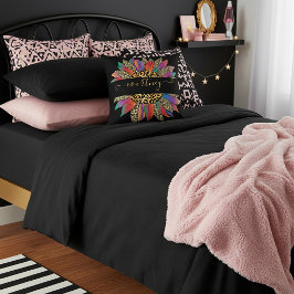 Almofada Impressão arco-íris e leopardo personalizada