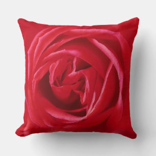 Almofada Impressão da rosa vermelha