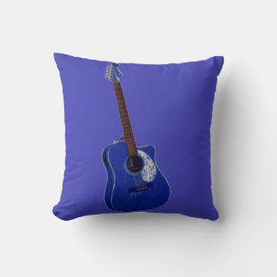 Almofada Impressão de arte de guitarra