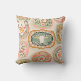 Almofada Impressão de Belt de Vintage Ocidental