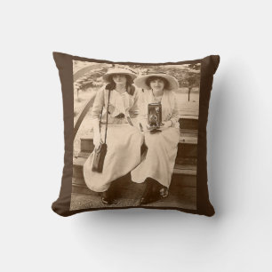 Almofada impressão de filmadoras de cerca de 1910