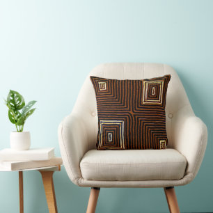 Almofada Impressão de Kuba Cloth