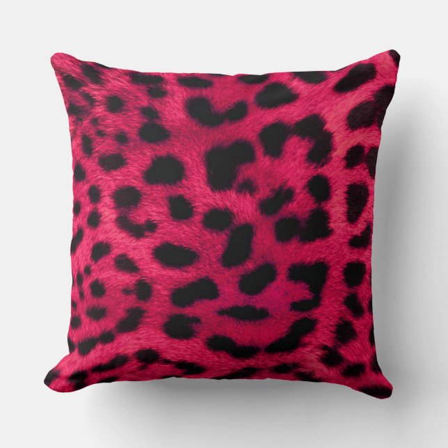 Almofada Impressão de Leopardo (Frente)