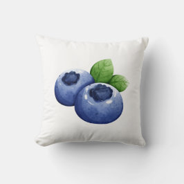 Almofada Impressão de mirtilo