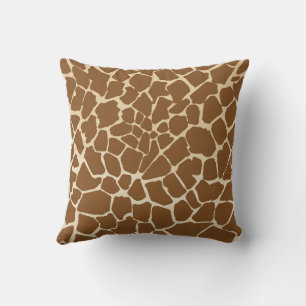 Almofada Impressão de padrão de pelo de girafa