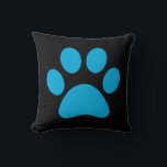 Almofada Impressão de Paw<br><div class="desc">Design de impressão de plataforma divertida para amantes de os animais!</div>