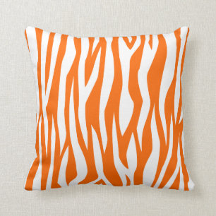 Almofada Impressão de Tangerine Zebra