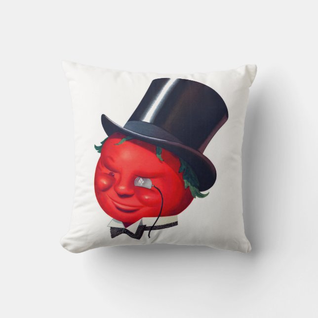 Almofada impressão de tomate clássico (Frente)