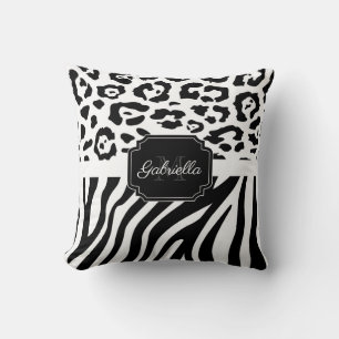 Almofada Impressão do Lepard / Impressão Zebra