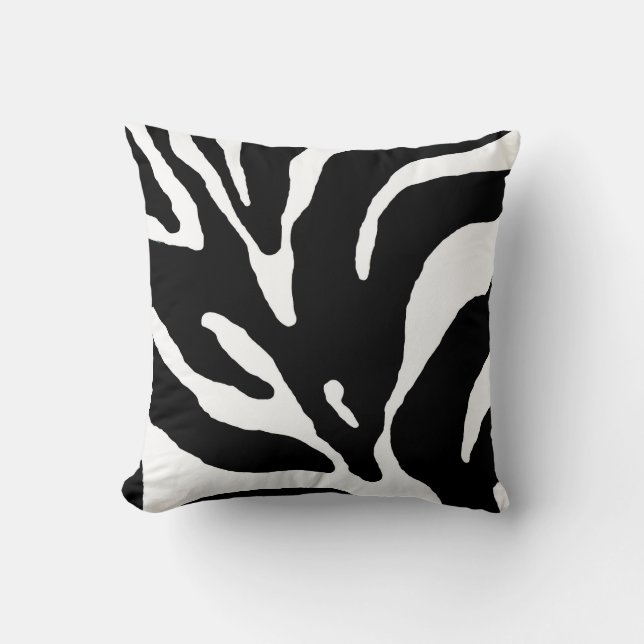 Almofada Impressão em Animais de Stripe Zebra (Frente)