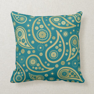 Almofada Impressão Funky do teste padrão de Paisley grand