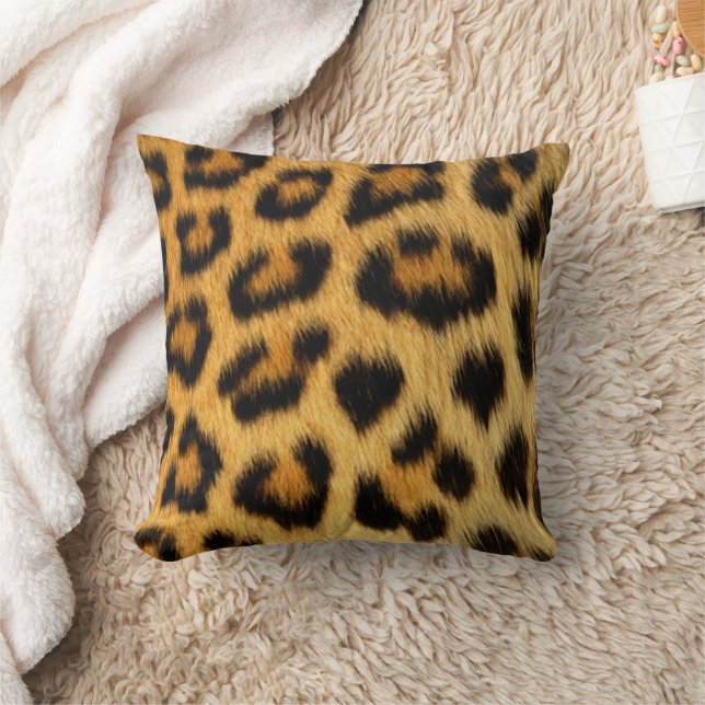 Almofada Impressão Leopardo (Cobertor)