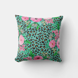 Almofada Impressão Leopardo Elegante e design de pintura f
