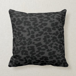 Almofada Impressão Leopardo Preto