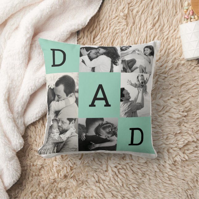Almofada Impressão personalizada de foto do papai, presente (Cobertor)