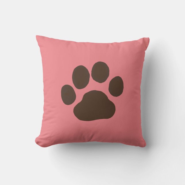 Almofada Impressão Pet Dog Paw | Legal Canine Lover (Frente)
