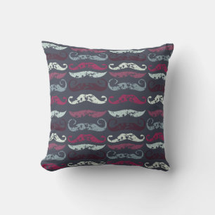 Almofada Impressão retro afligido do bigode