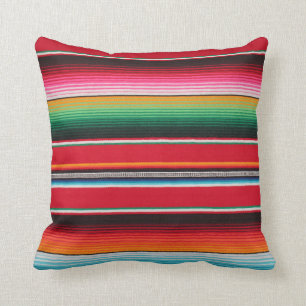 Almofada Impressão tradicional mexicano colorido de Serape