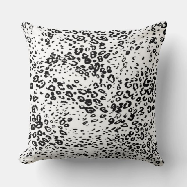 Almofada Impressão travesseiro decorativo/Leopardo (Frente)